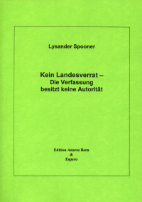 Kein Landesverrat - Die Verfassung besitzt keine Autorit�t