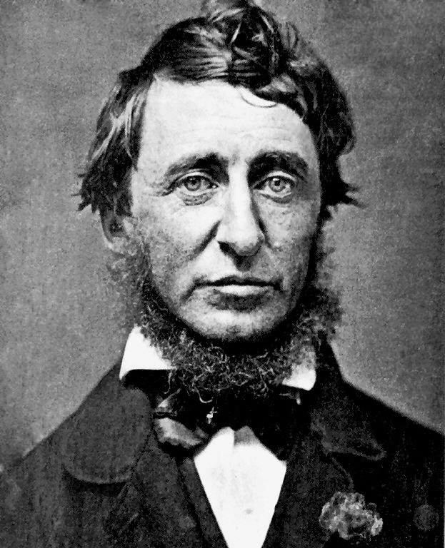 Henry David Thoreau (1817-1862) im Juni 1856 (im Alter von 39 Jahren).