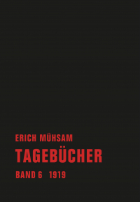 Erich Mühsam - Tagebücher, Bd. 06 - 1919