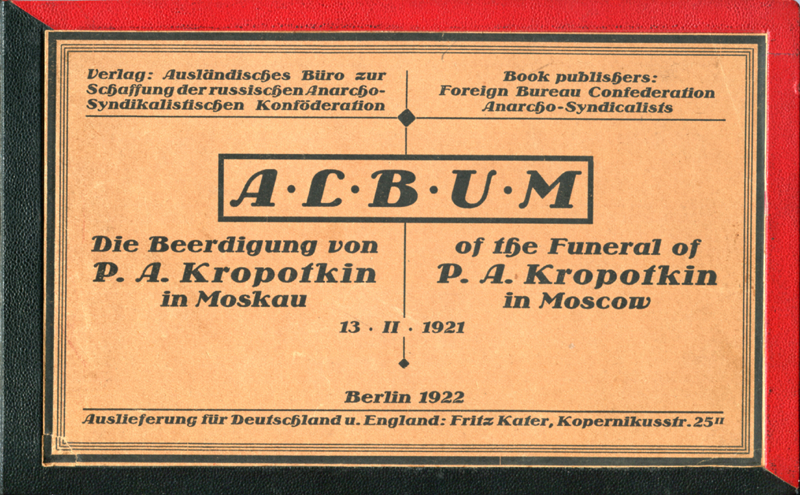 Album - Die Beerdigung von P. A. Kropotkin in Moskau