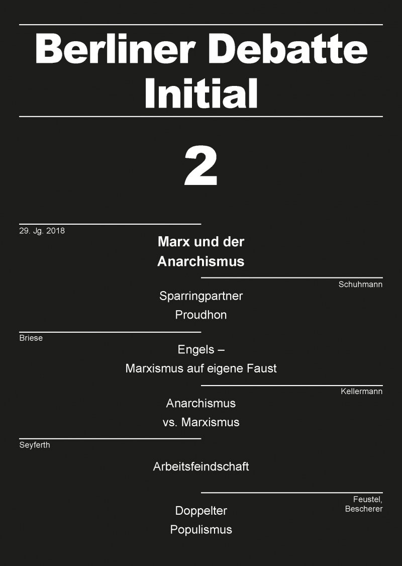 Marx und der Anarchismus