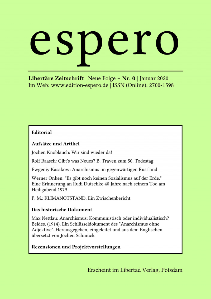 espero - Nr. 0