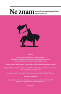 Ne znam - Zeitschrift für Anarchismusforschung, Nr. 06