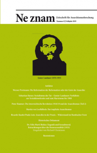 Ne znam - Zeitschrift für Anarchismusforschung, Nr. 08